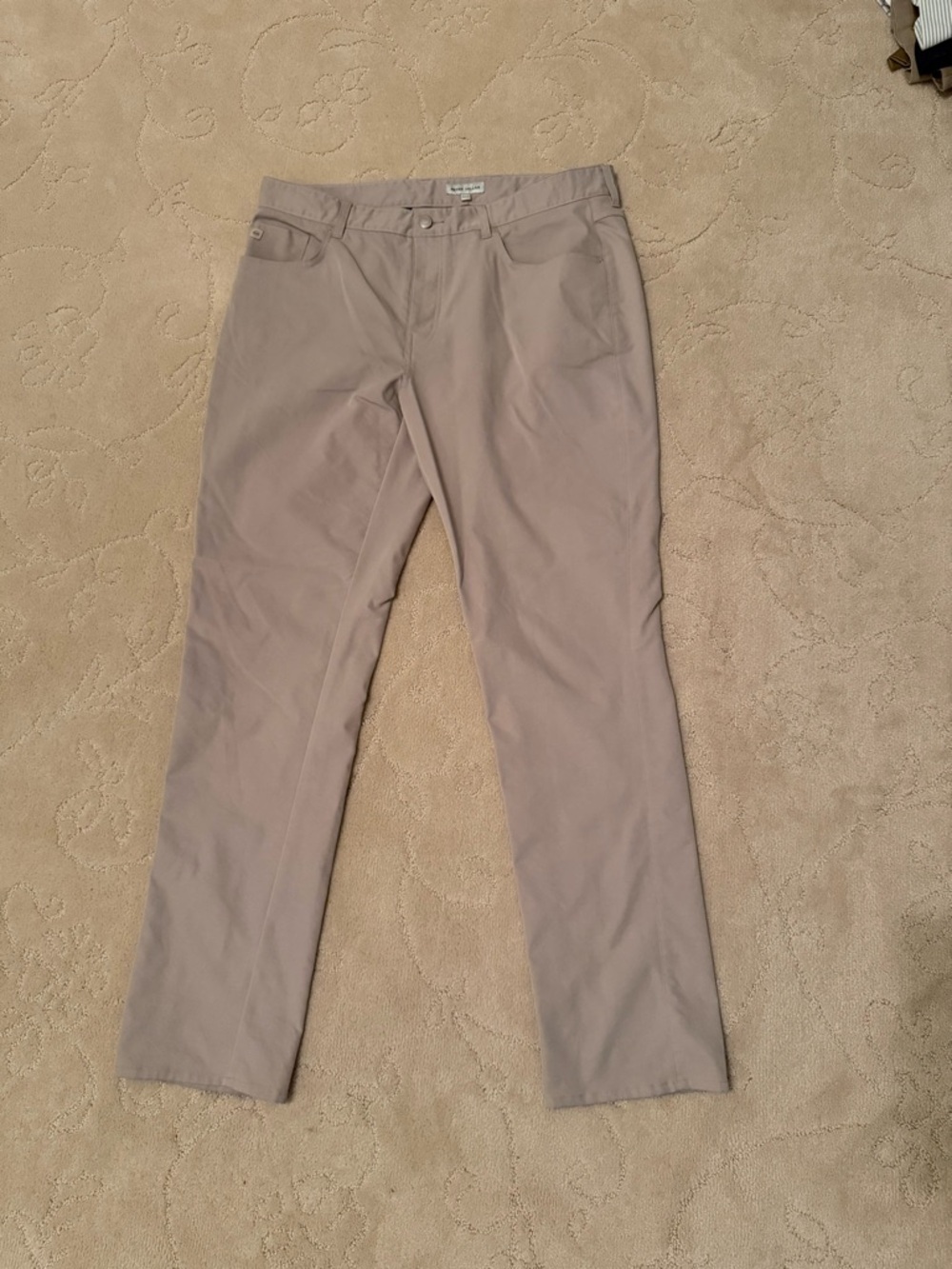 Peter Millar Men's Khaki Straight-Leg Chinos - Taupe